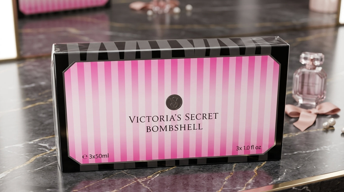 Victoria's Secret Bombshell Mini Perfume Trio - 3 Piece Gift Set (30ml each)